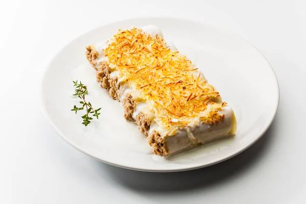 Canelones de Carne a la Catalana