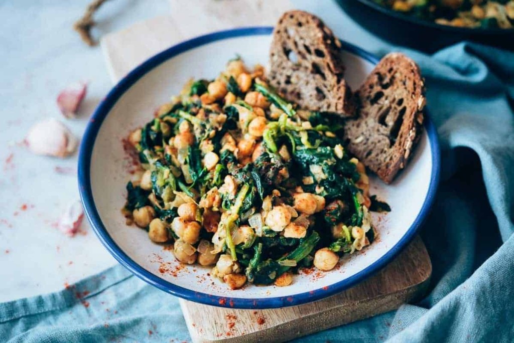 Potaje De Garbanzos Y Espinacas Casero